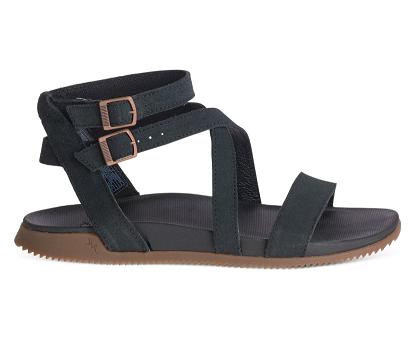 Sandalias Chacos Mujer Rose Negras España CWAB73846